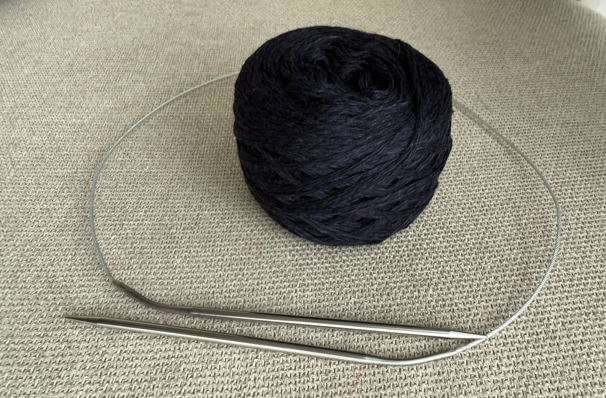 Beginner Knitting Kit – Yarn, Circular Needles, Pattern, Stickers (DIY Craft Box)