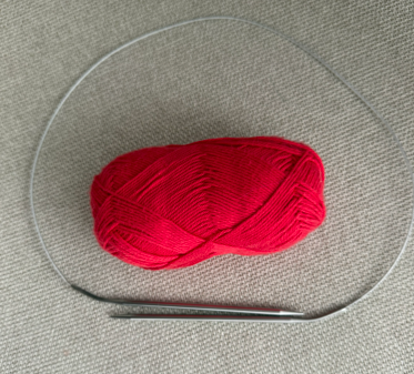 Beginner Knitting Kit – Yarn, Circular Needles, Pattern, Stickers (DIY Craft Box)