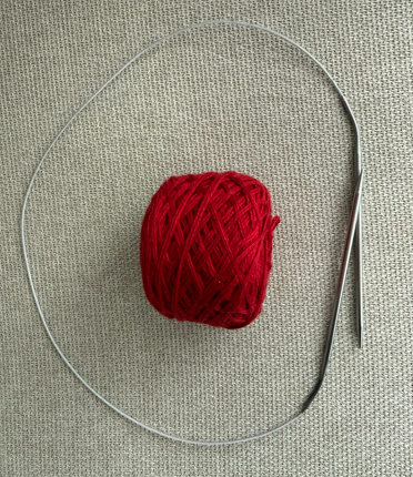 Beginner Knitting Kit – Yarn, Circular Needles, Pattern, Stickers (DIY Craft Box)