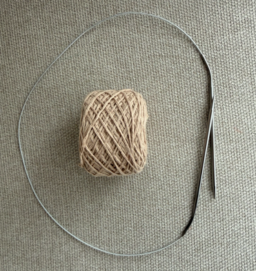 Beginner Knitting Kit – Yarn, Circular Needles, Pattern, Stickers (DIY Craft Box)
