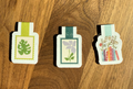 Niedliches magnetisches Lesezeichen-Set mit 3 Stück, Cottagecore-Kunst-Seitenclip, Sternennacht Van Gogh, Buchliebhaber-Geschenk, florale Stempel